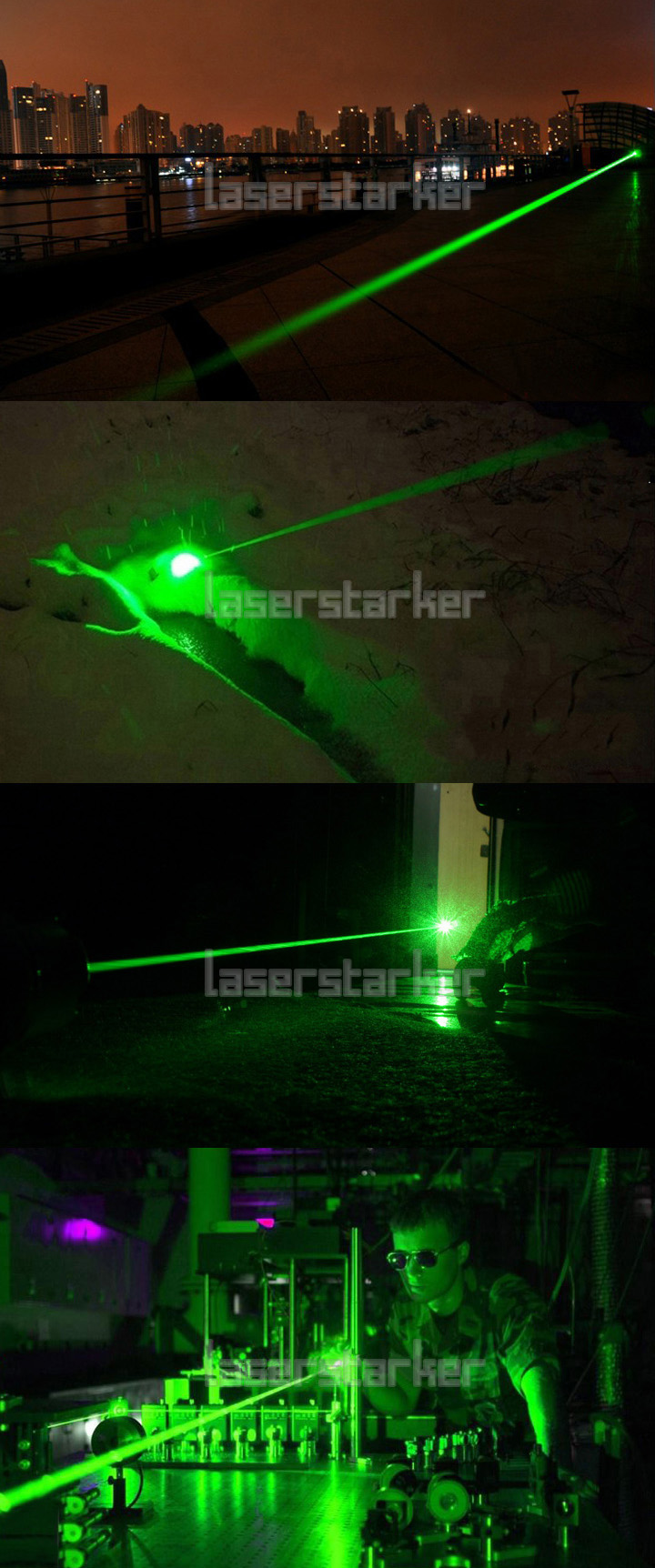 Professionelle Laserpointer 3000mW Grün