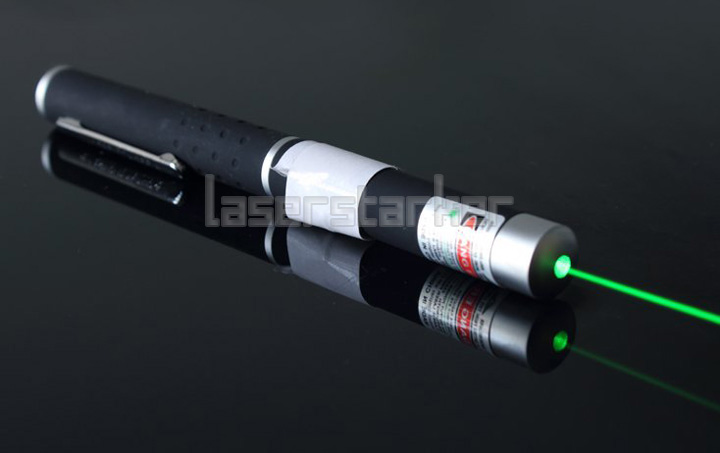 500mW Laserpointer Stift Grün mit Batterien