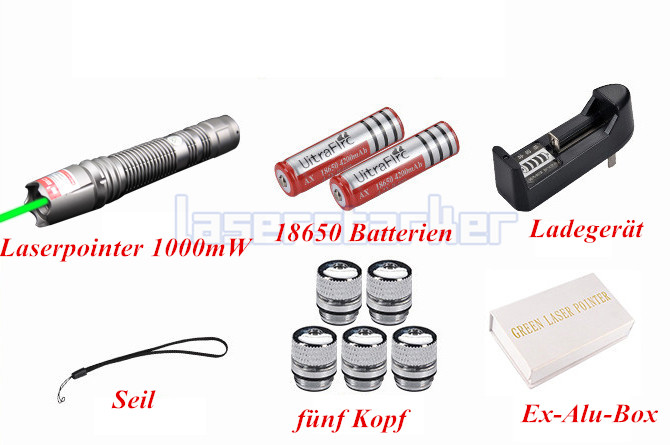 hochleistungs laserpointer 1000mW grun