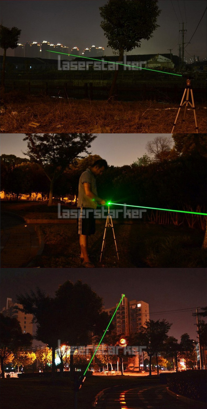 Laserpointer Grün 3000mW extrem hell