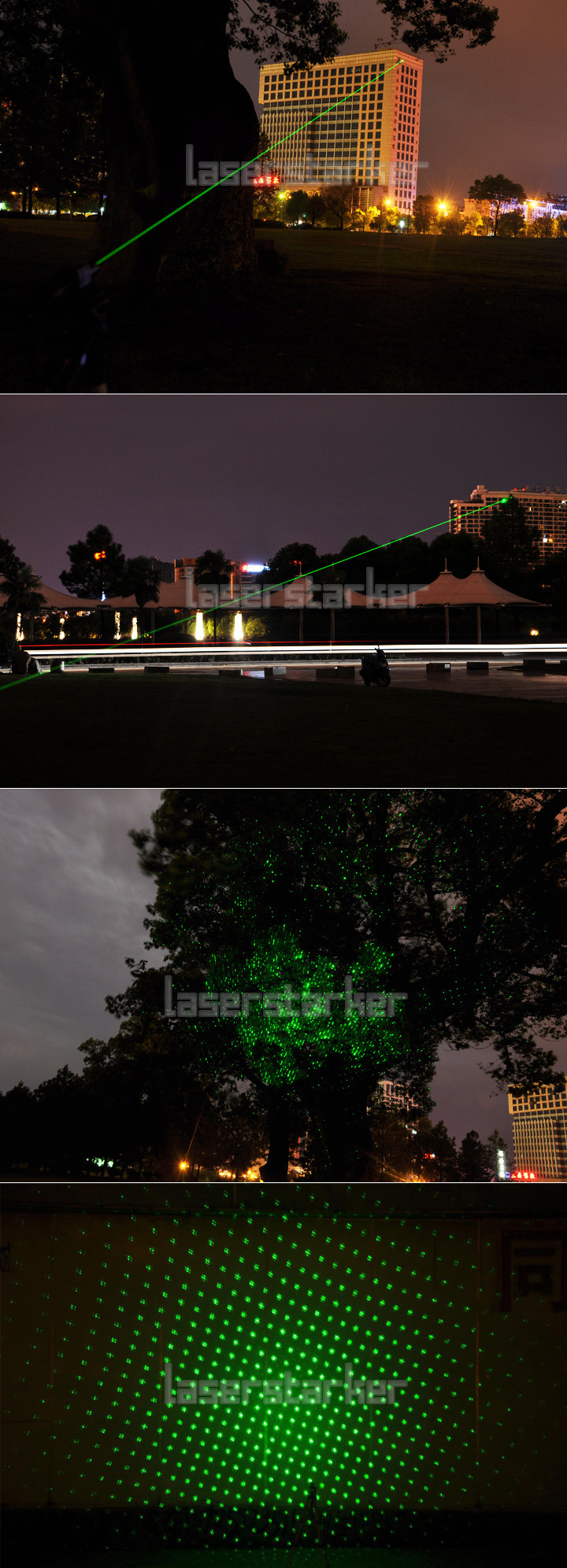 Laserpointer Grün 500mW mit Aufsätze