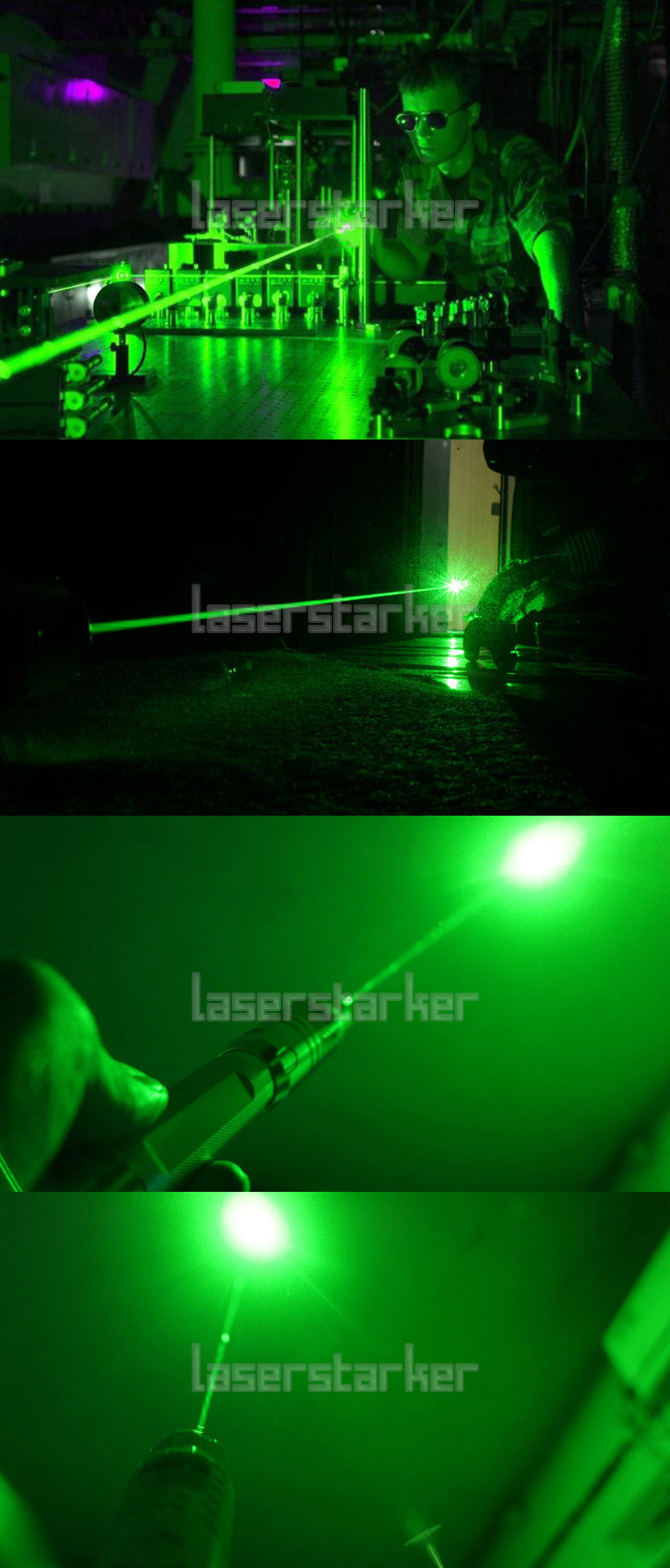 Militär Laserpointer Grün 3000mW extreme stärke