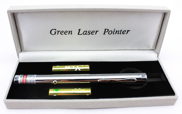 Grüner Laserpointer Stift 100mW super hell