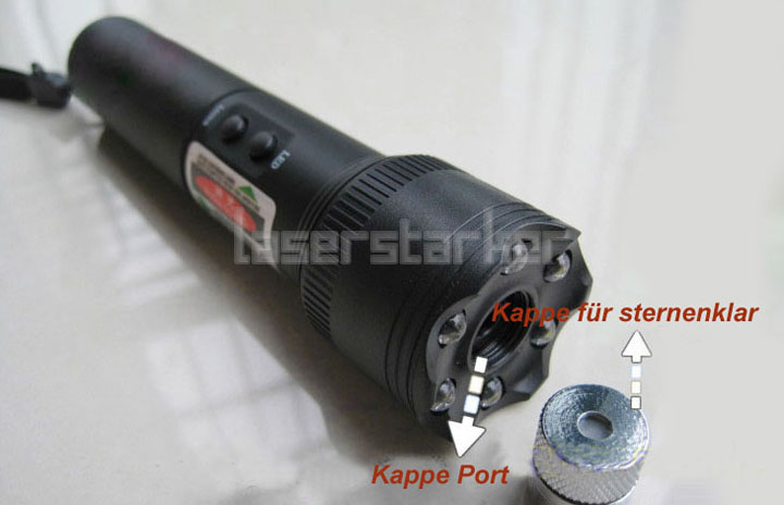 Laserpointer 100mW Grün wasserdicht