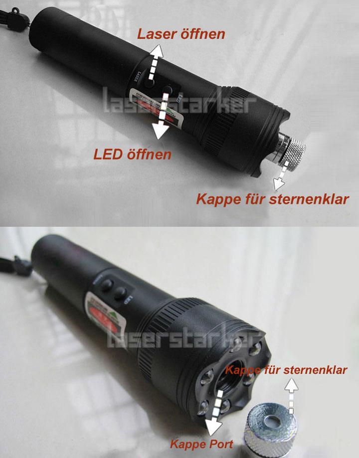 Laserpointer Grün Taschenlampe