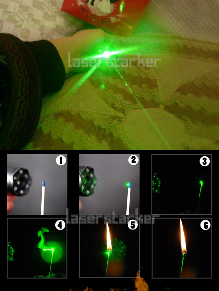 200mW Laserpointer Grün Taschenlampe
