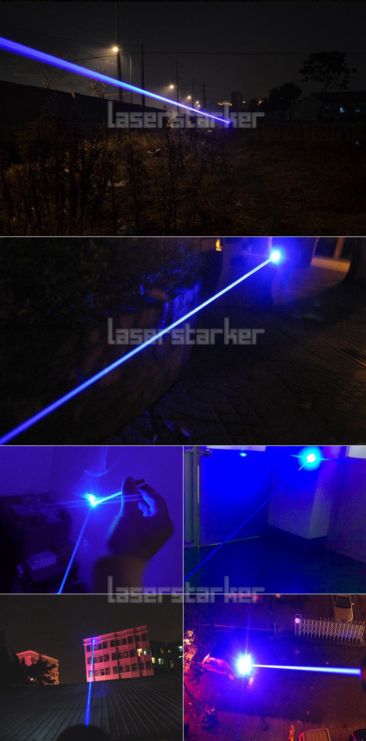 Blauer Laserpointer 2000mW extrem hell