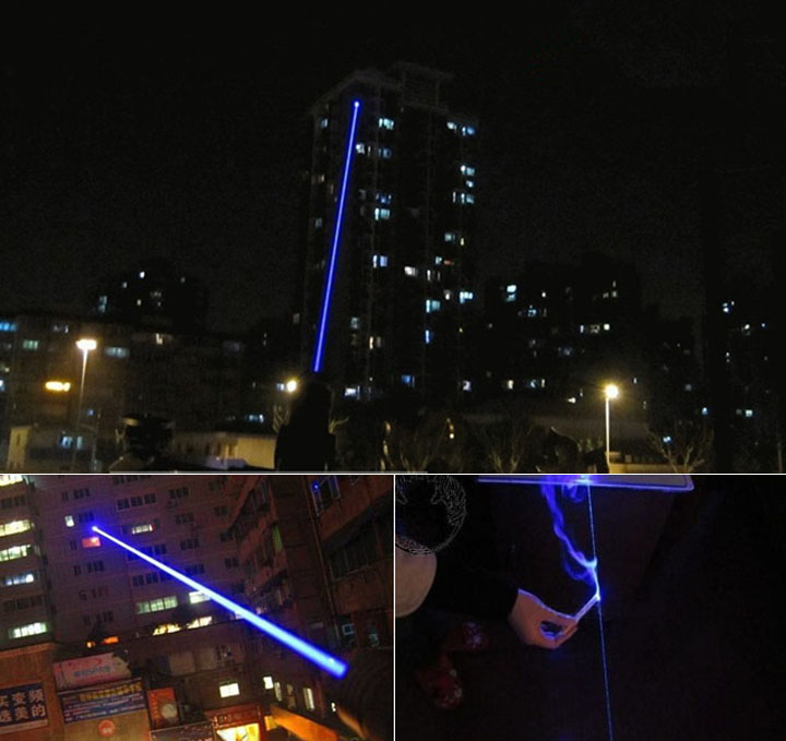 Blauer Laserpointer