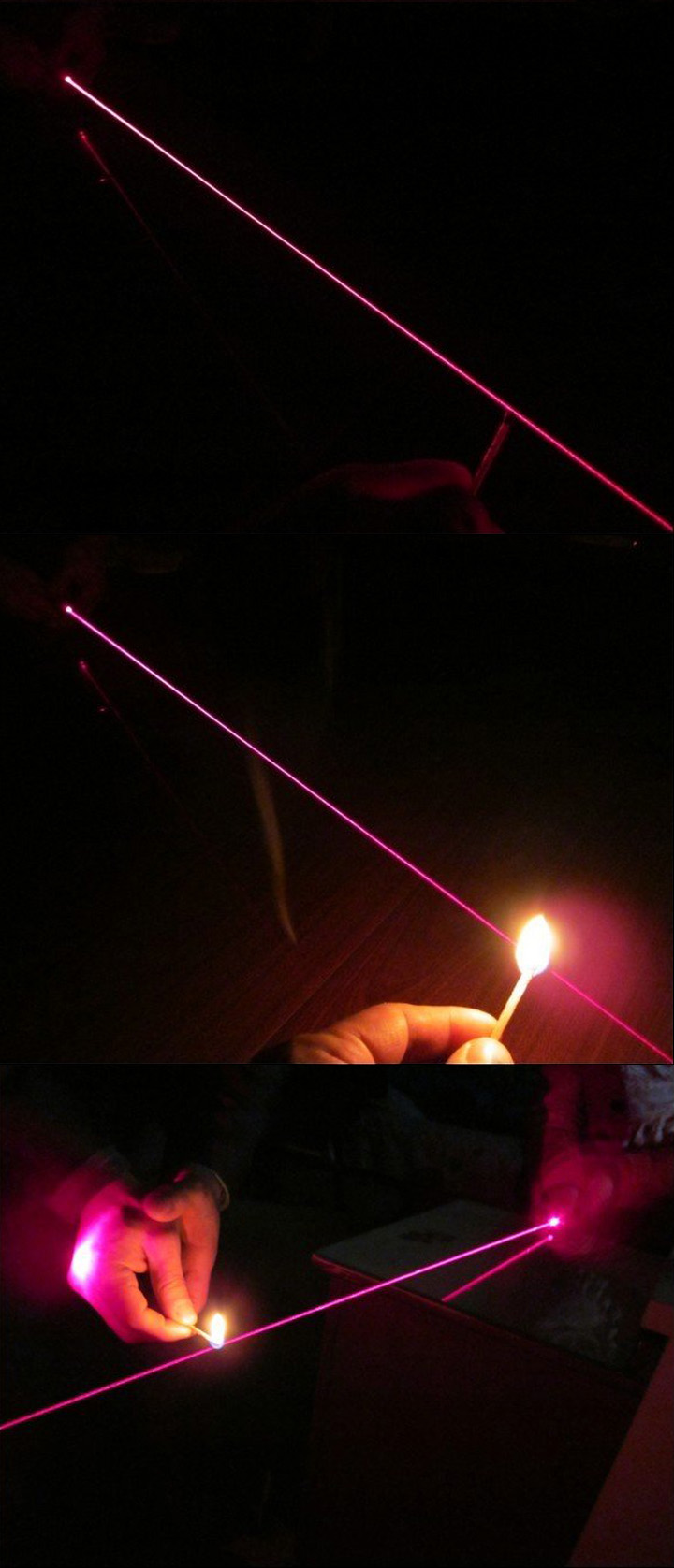 Laserpointer Rot Stift 300mW brennen