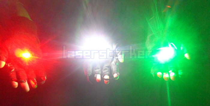 rot Laser Handschuhe