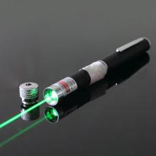 Laserpointer Stift 100mW Grün mit Aufsätze himmel voller sterne