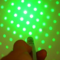 Helle Laserpointer Stift Grün 10mW mit Aufsätze