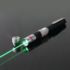 Helle Laserpointer Stift 10mW Grün mit Aufsatz